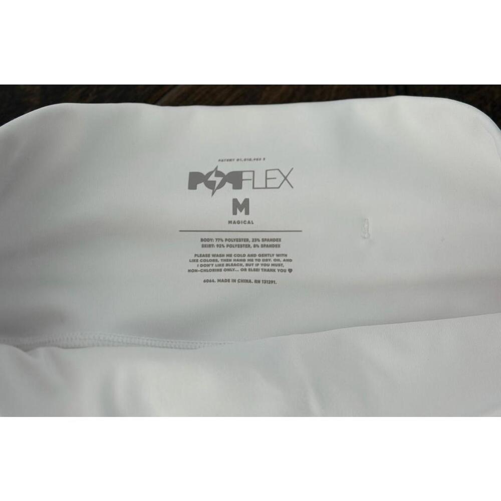 Pop Flex Pirouette Skort Cool White Size M - Picture 6 of 6